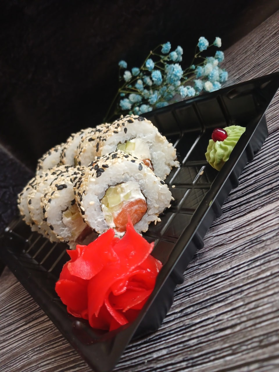 Каліфорнія в кунжуті лосось