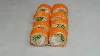 Каліфорнія з креветкою в ікрі