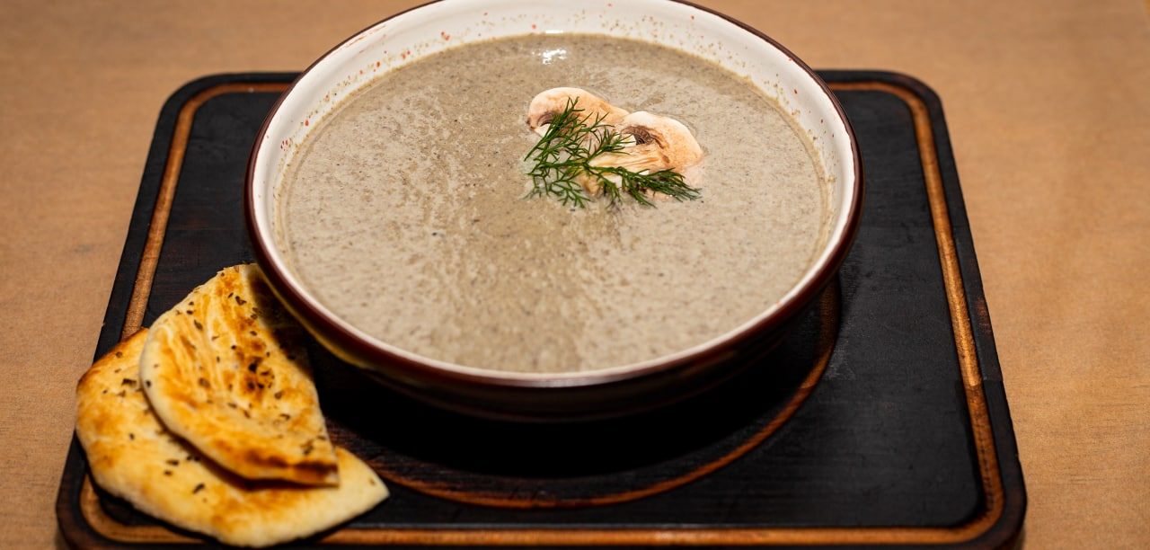 Крем-суп з печериць