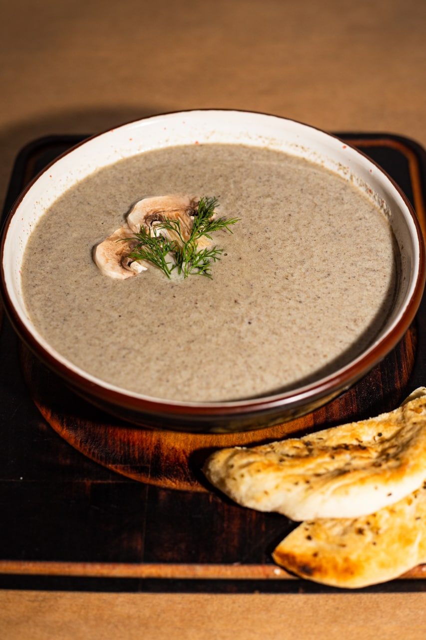 Крем-суп з печериць